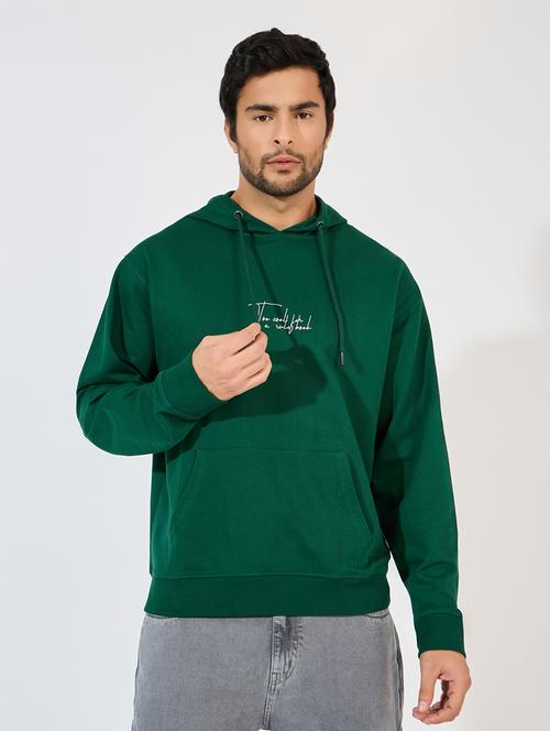 men chest print long sleeve sweatshirt - 21618176 - Standard Image - 0