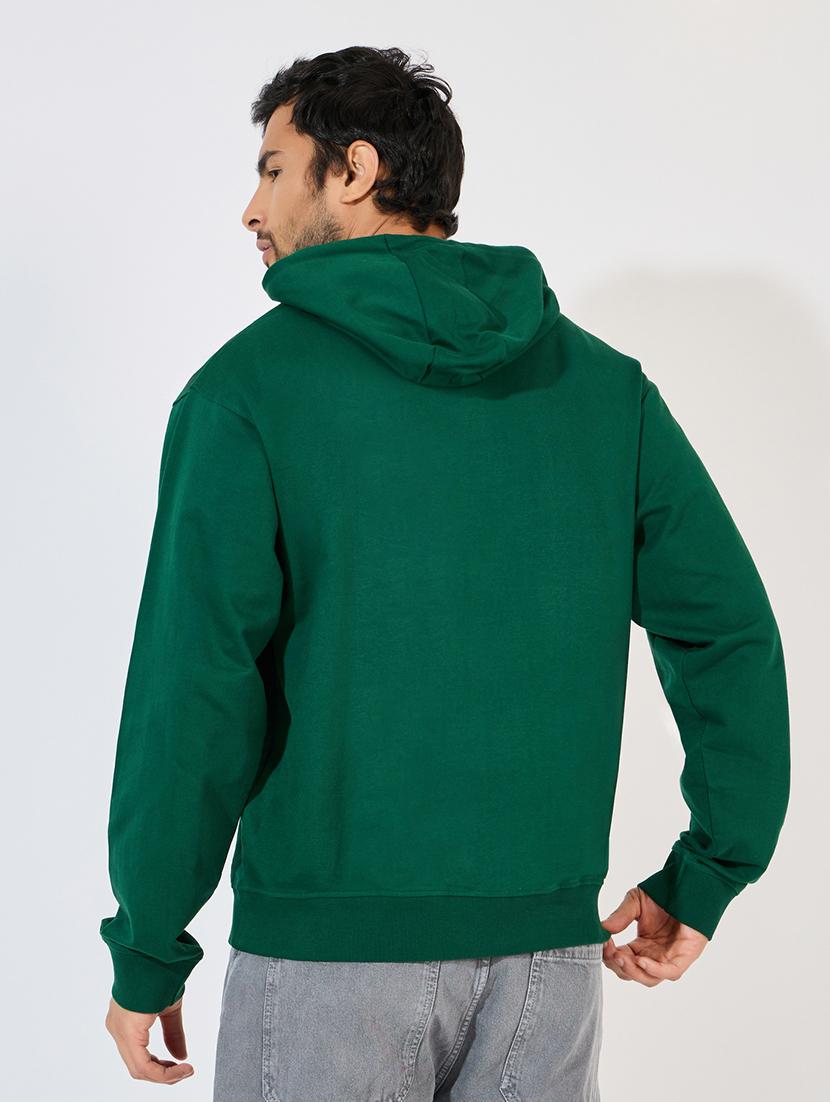 men chest print long sleeve sweatshirt - 21618176 - Standard Image - 1