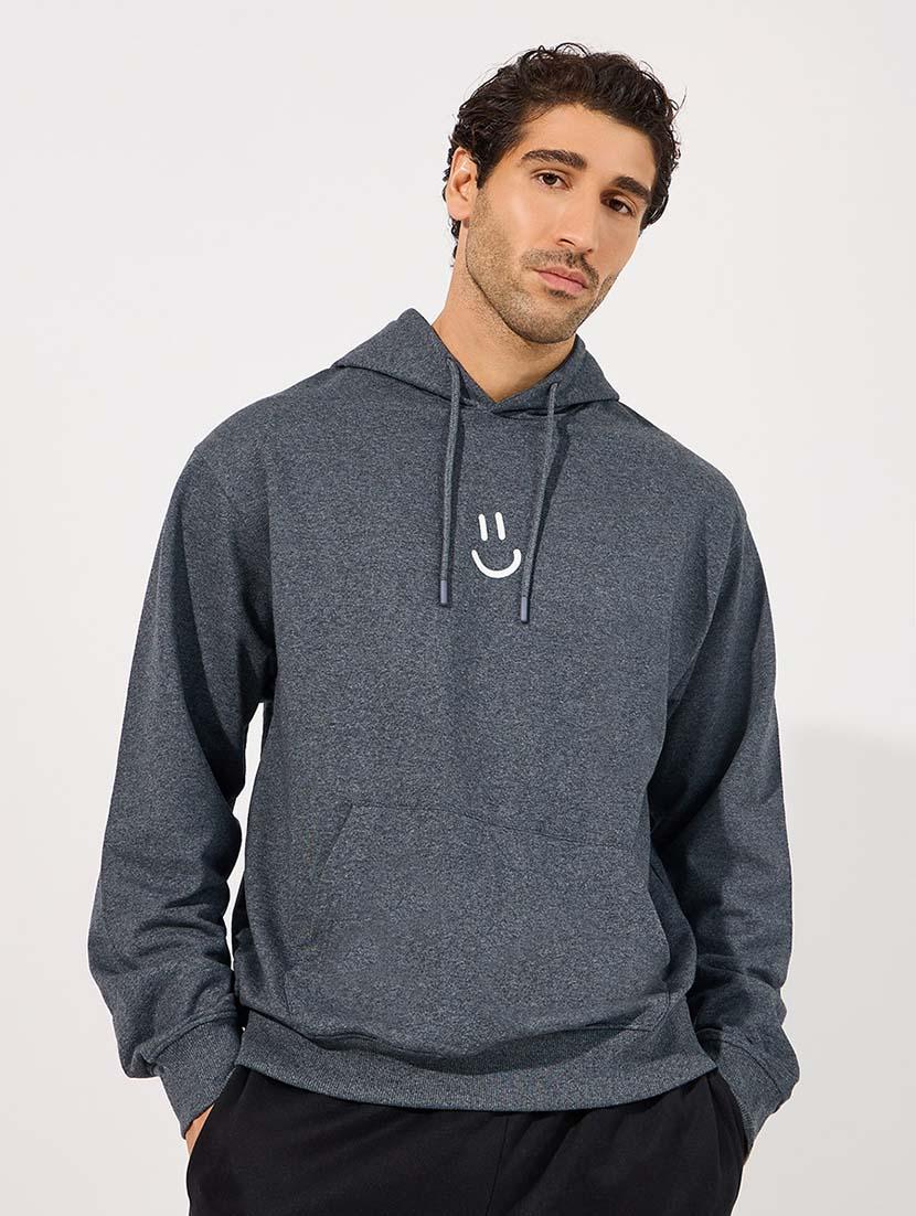 men placement print long sleeve sweatshirt - 21618184 - Zoom Image - 0