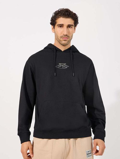 men chest print long sleeve sweatshirt - 21618187 - Standard Image - 0