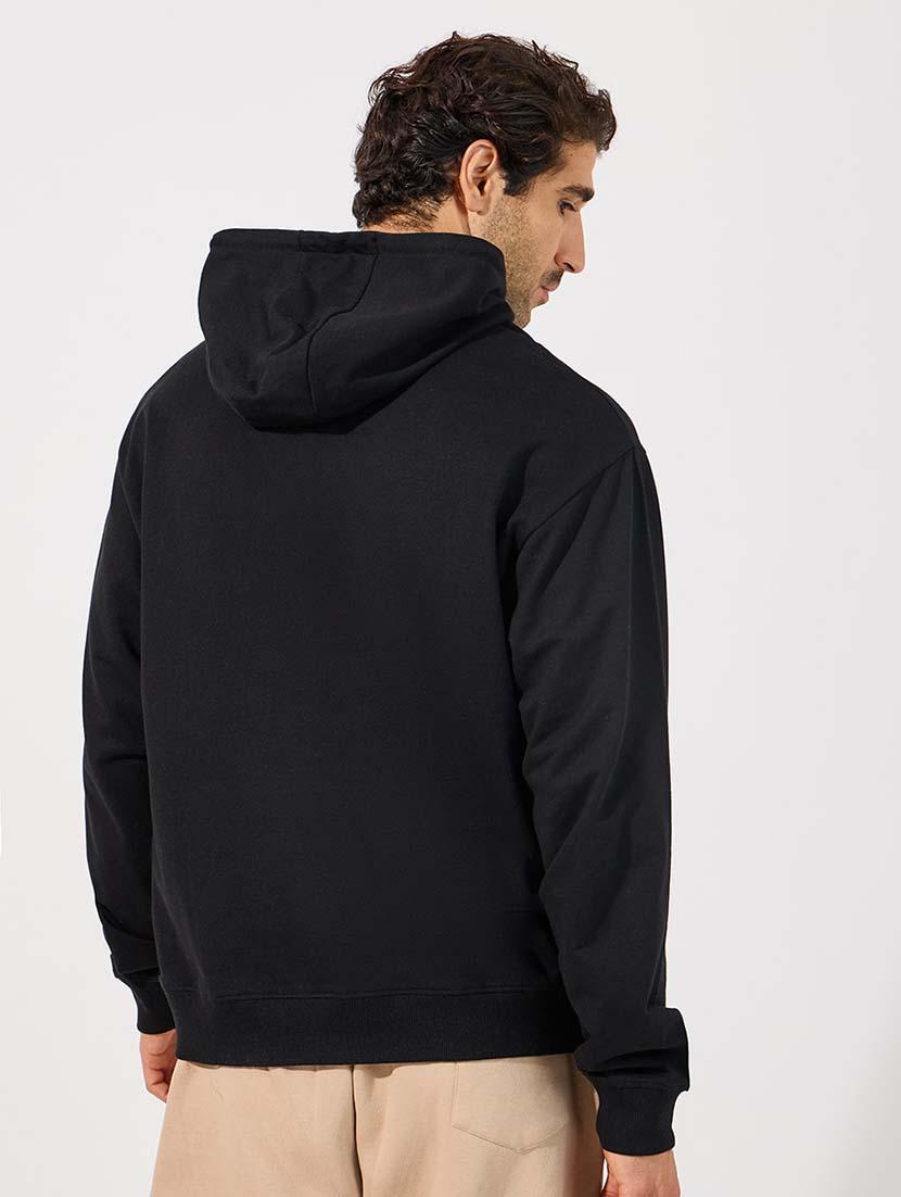 men chest print long sleeve sweatshirt - 21618187 - Standard Image - 1