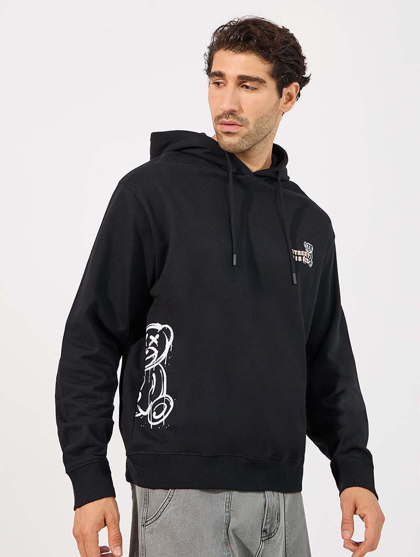 men placement print long sleeve sweatshirt - 21618189 - Zoom Image - 0