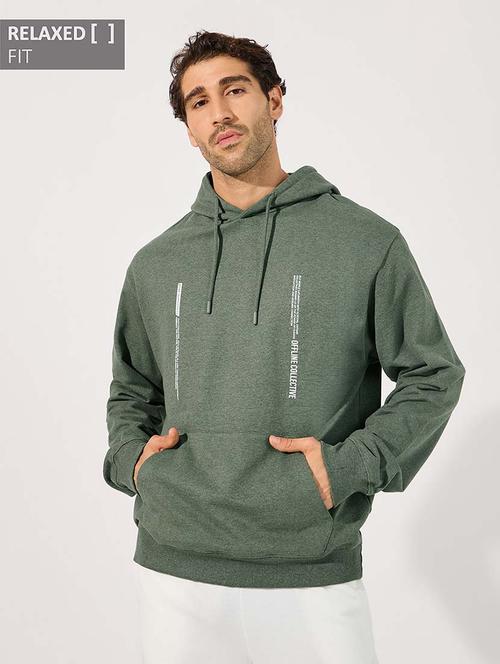 men placement print long sleeve sweatshirt - 21618196 - Standard Image - 0