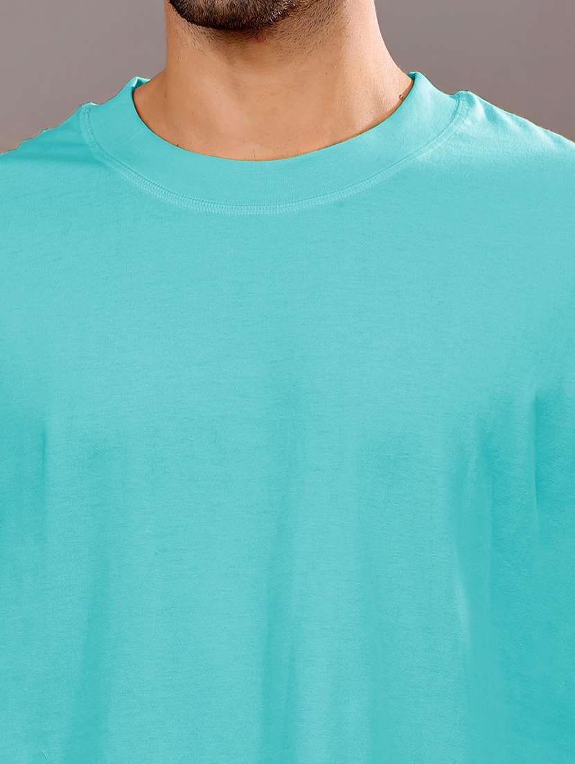 men solid short sleeve oversized t-shirt - 21618359 - Standard Image - 6