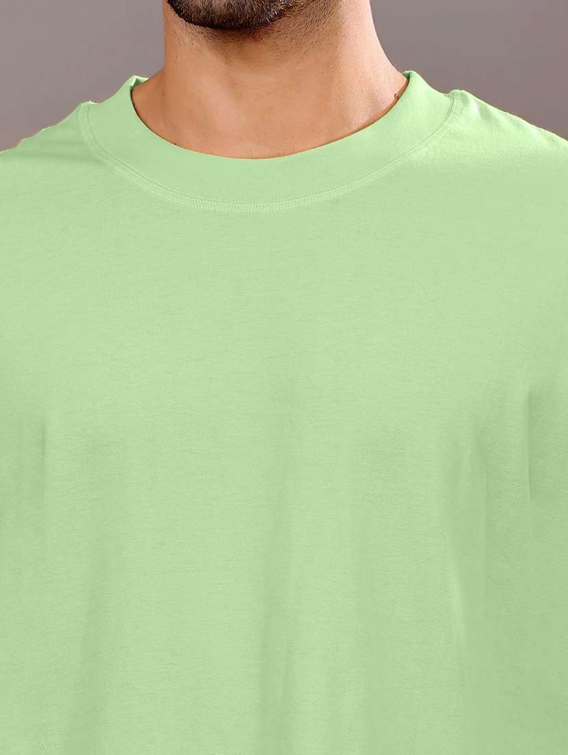 men solid short sleeve oversized t-shirt - 21618362 - Standard Image - 6