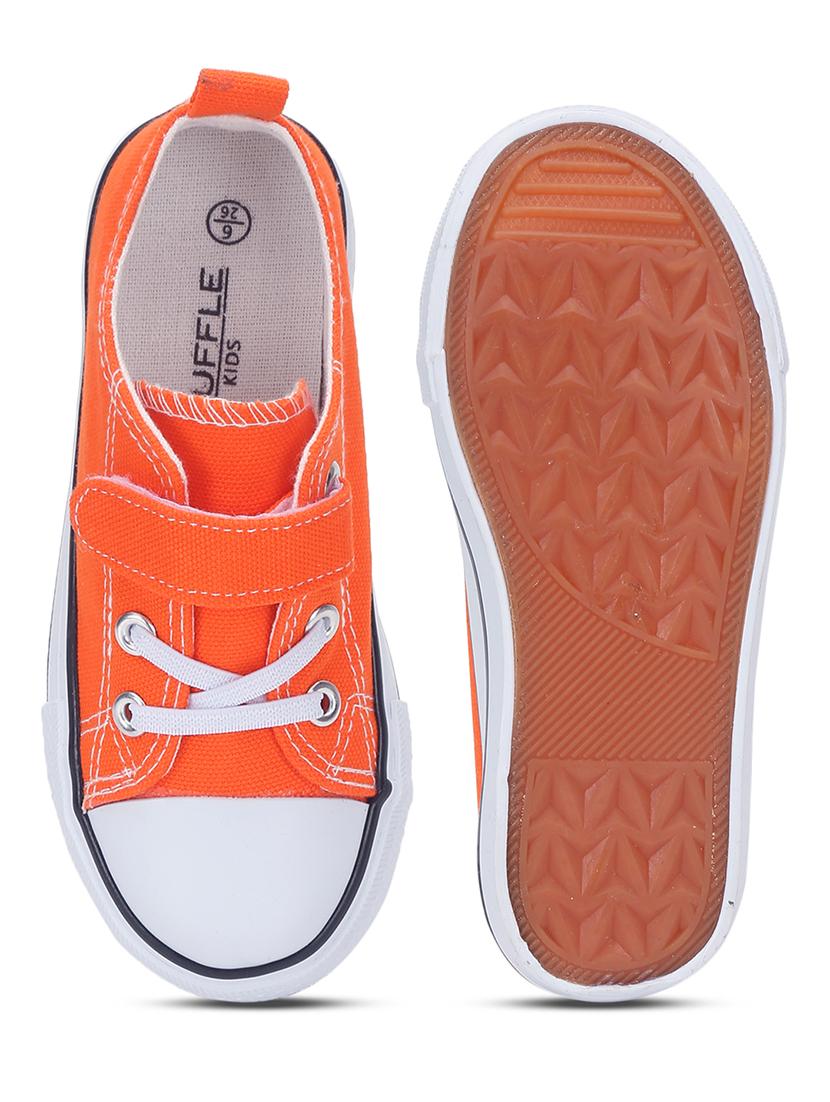 unisex solid lace up canvas sneakers - 21618500 - Standard Image - 4