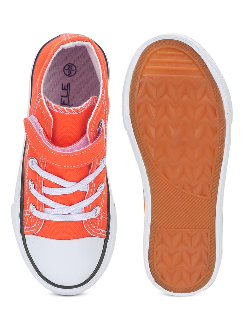 unisex solid lace up canvas sneakers - 21618504 - Standard Image - 4