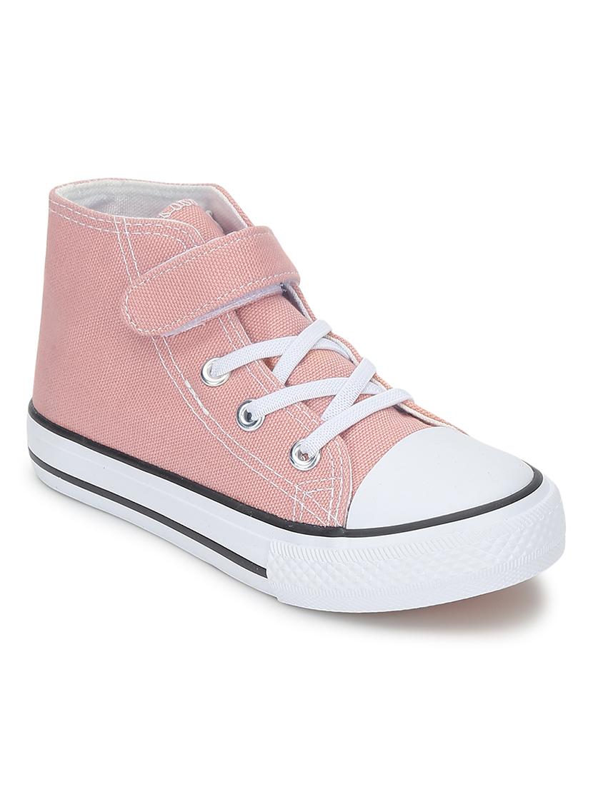 unisex solid lace up canvas sneakers - 21618505 -  Standard Image - 1