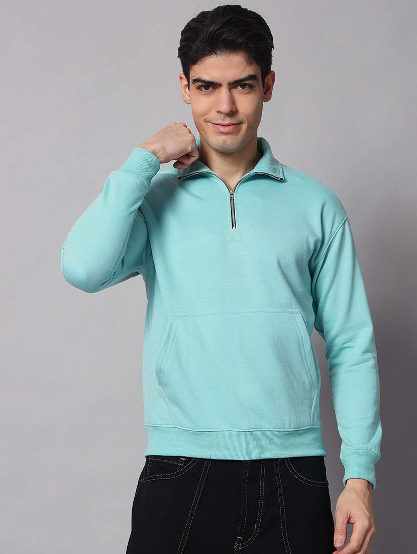 men long sleeves plain sweatshirt