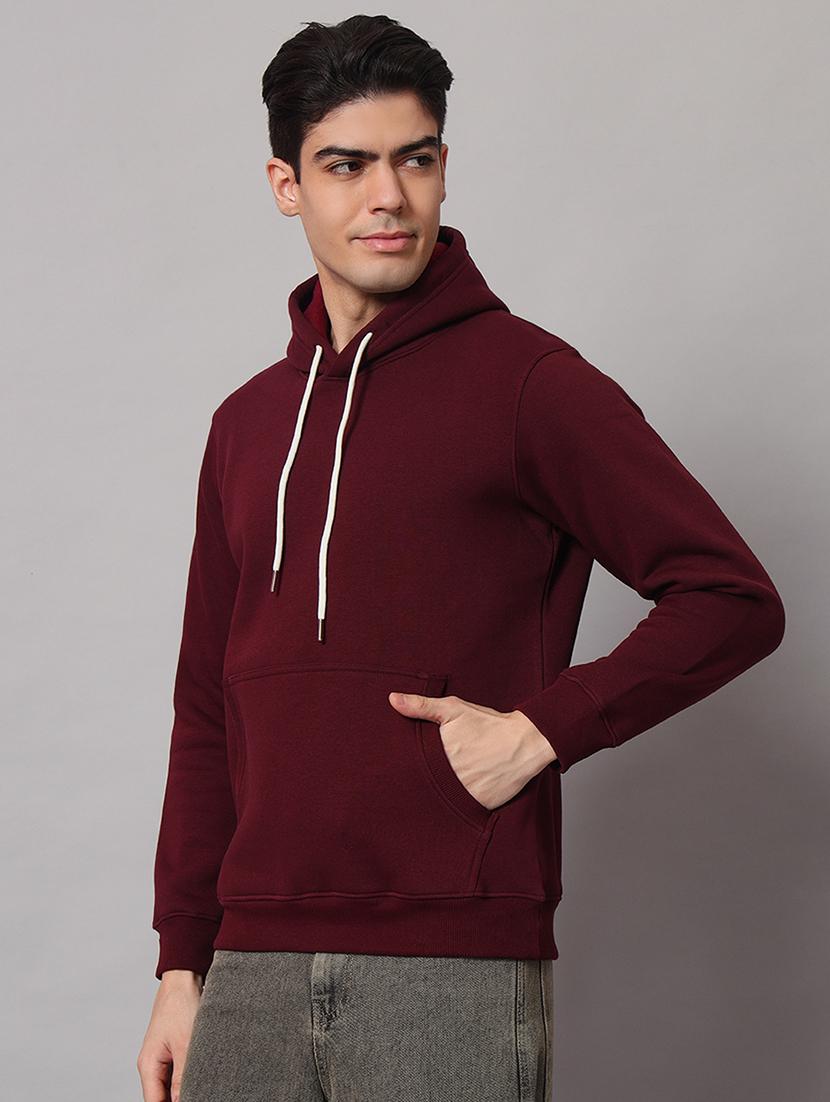 men long sleeves plain sweatshirt - 21618947 - Standard Image - 1