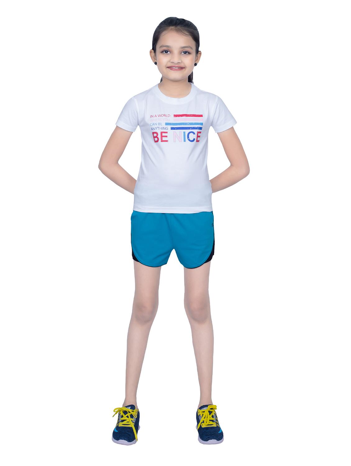 girls color block shorts - 21619276 - Standard Image - 4