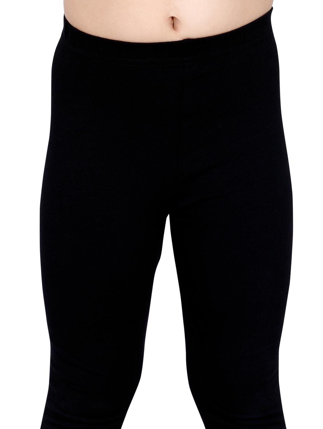 girls solid high rise legging - 21619777 - Standard Image - 4