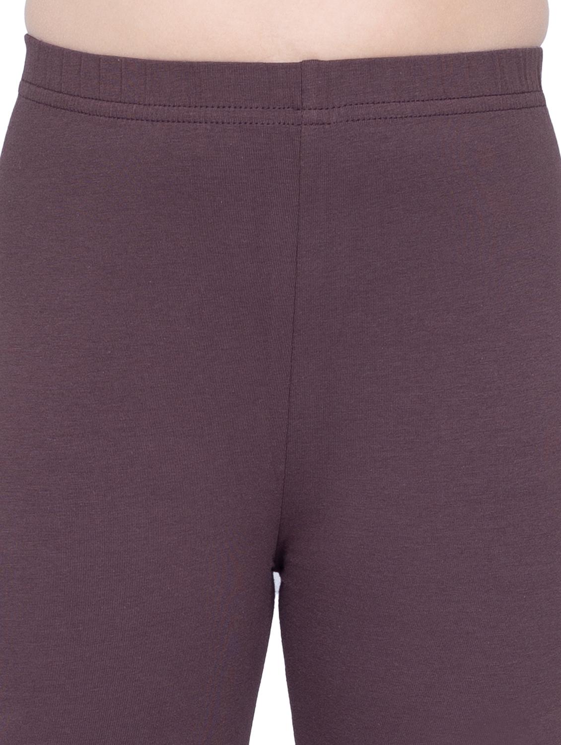 girls solid high rise legging - 21619782 - Standard Image - 4