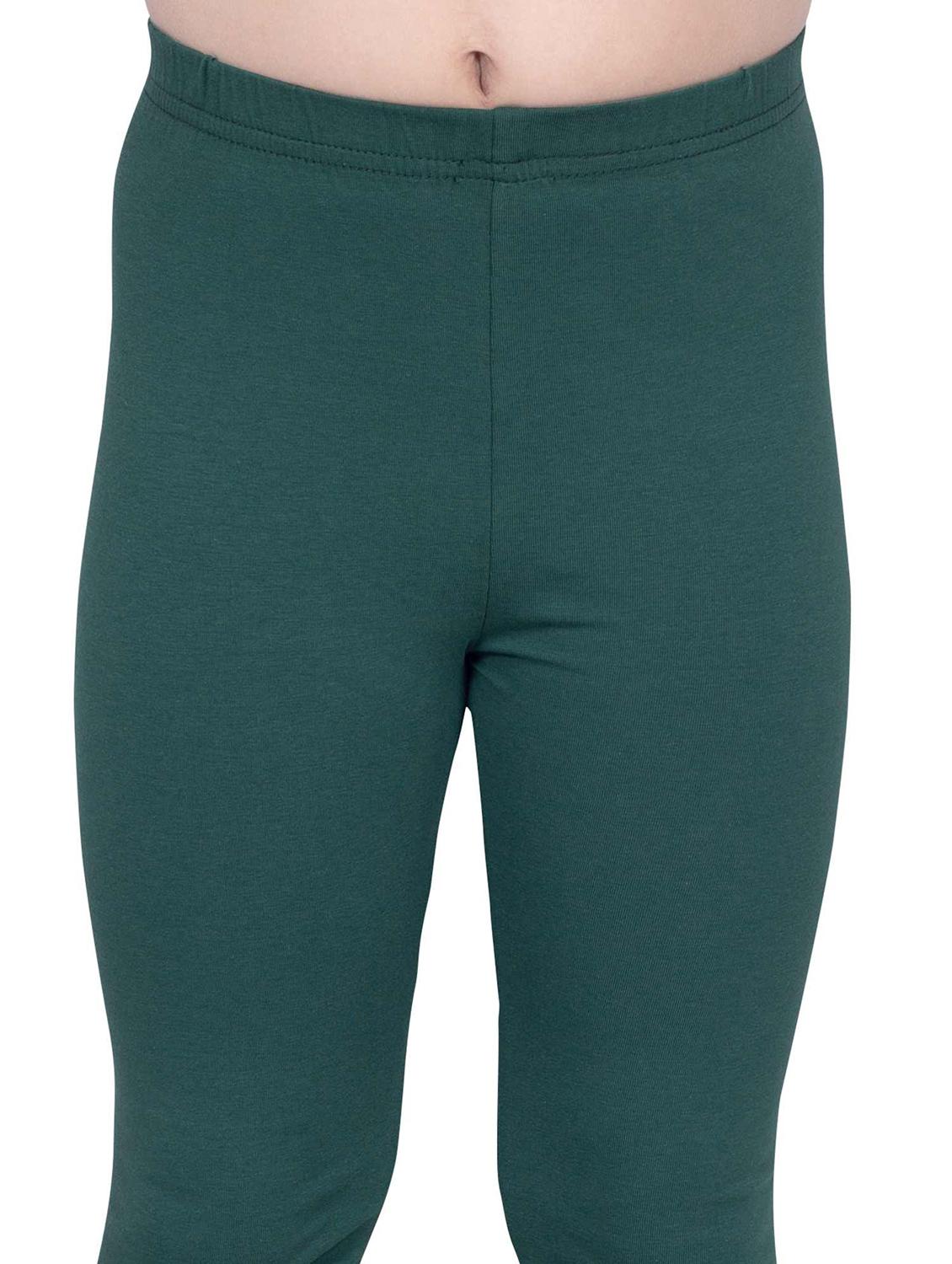 girls solid high rise legging - 21619793 - Standard Image - 4