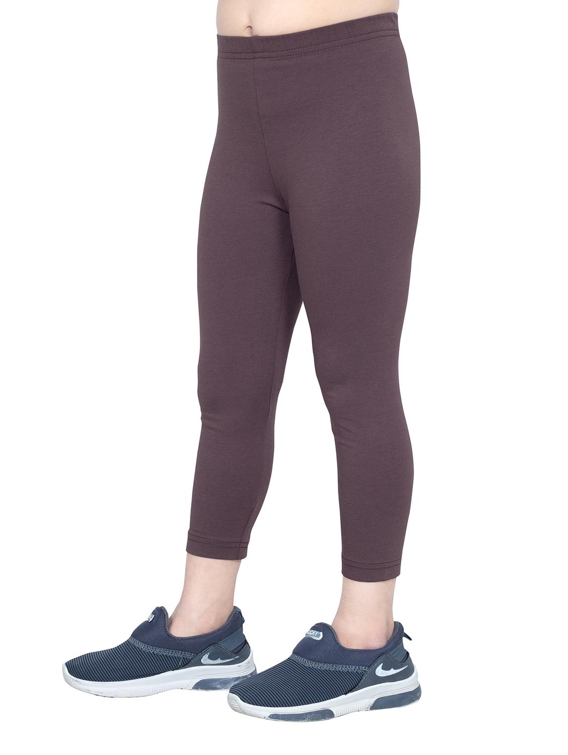 girls solid high rise legging - 21619821 - Standard Image - 1