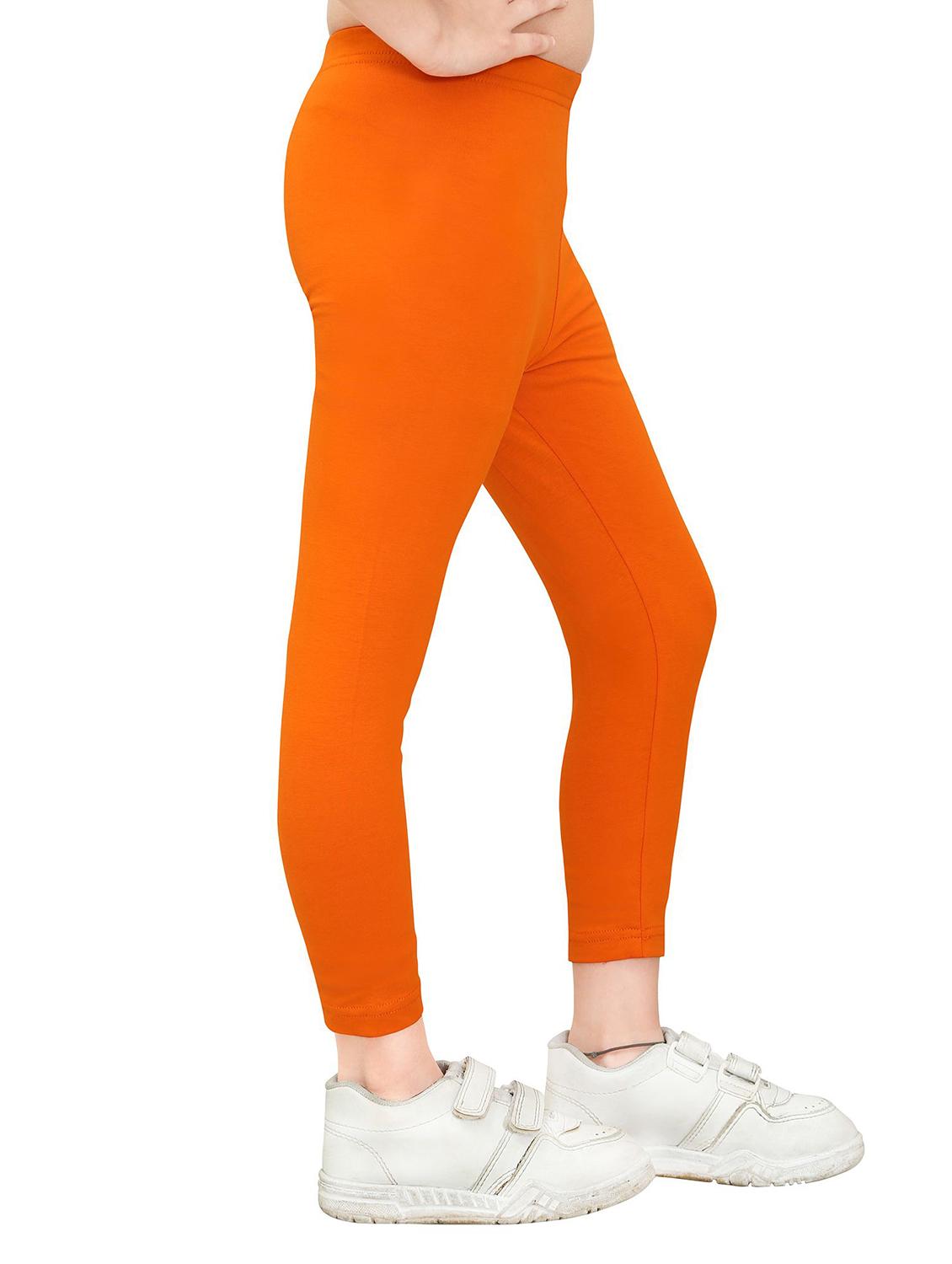 girls solid high rise legging - 21619825 - Standard Image - 1
