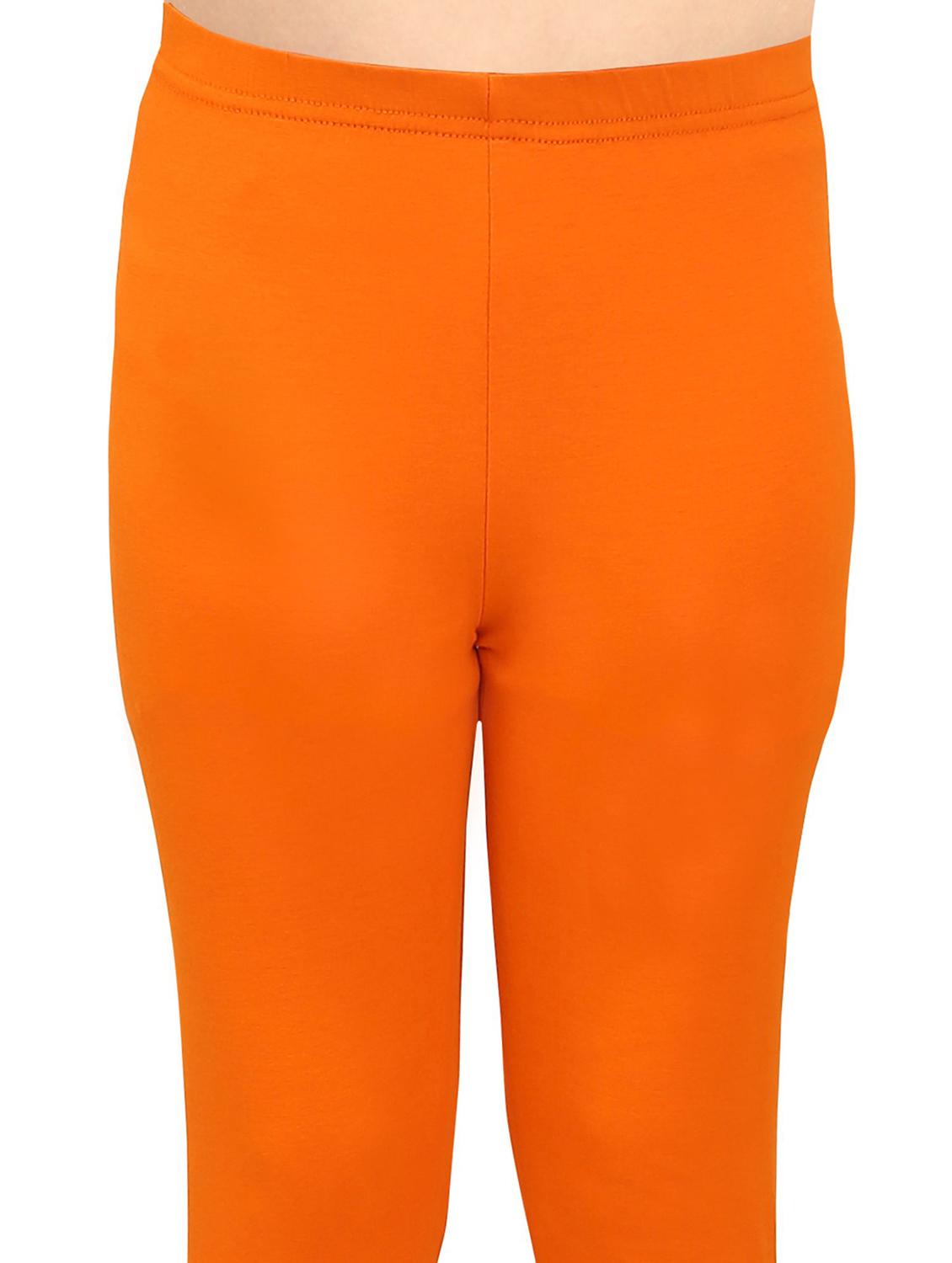 girls solid high rise legging - 21619825 - Standard Image - 4