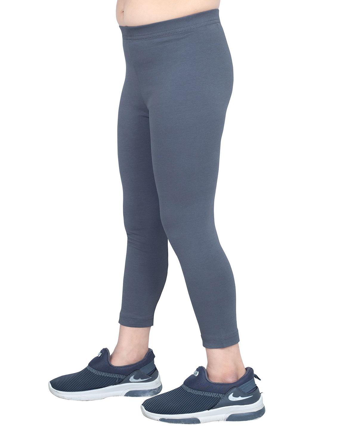 girls solid high rise legging - 21619832 - Standard Image - 1