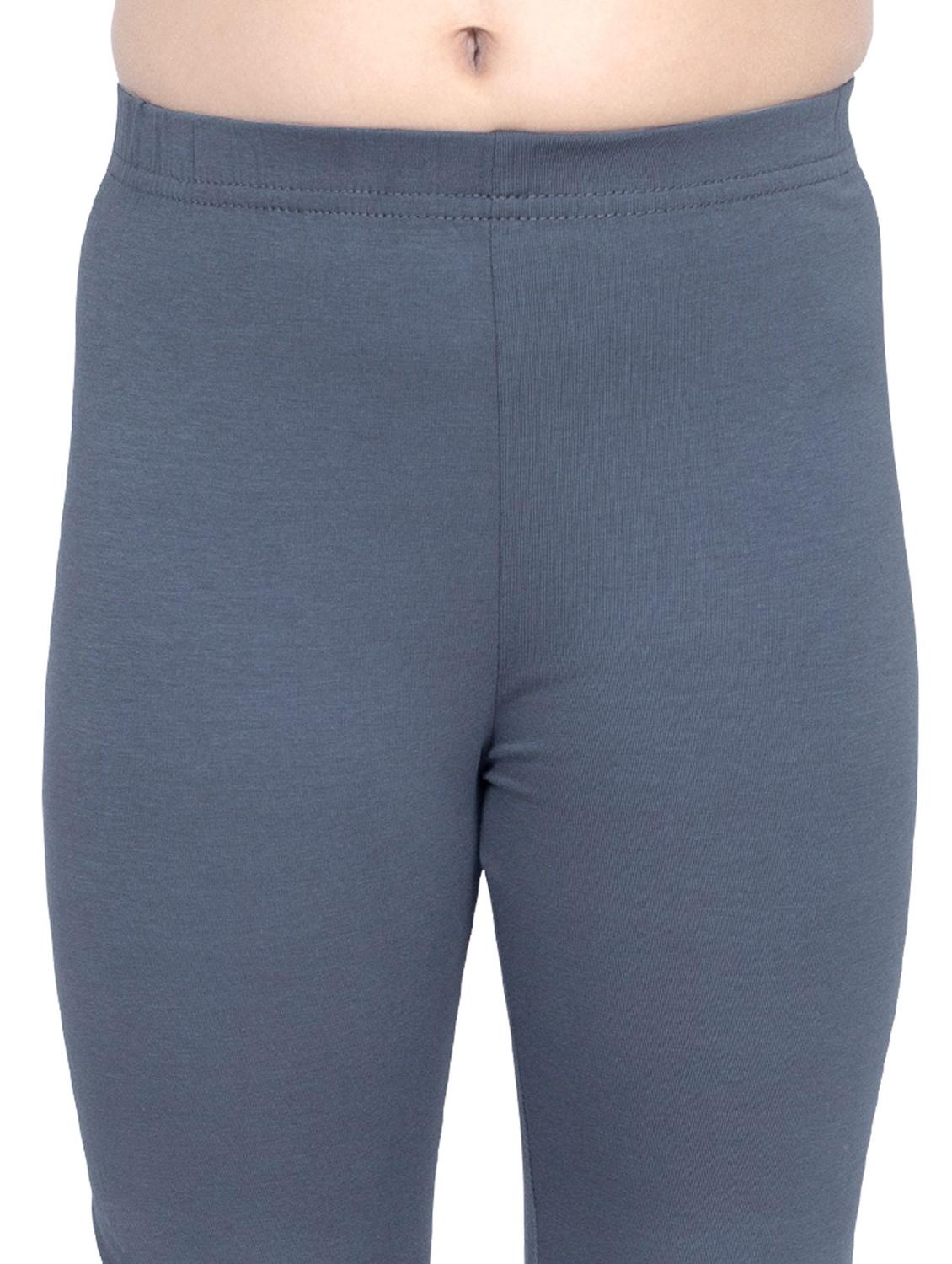 girls solid high rise legging - 21619832 - Standard Image - 4