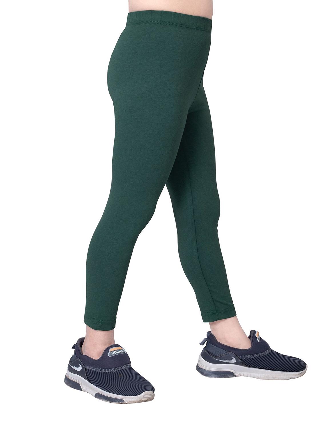 girls solid high rise legging - 21619845 - Standard Image - 1