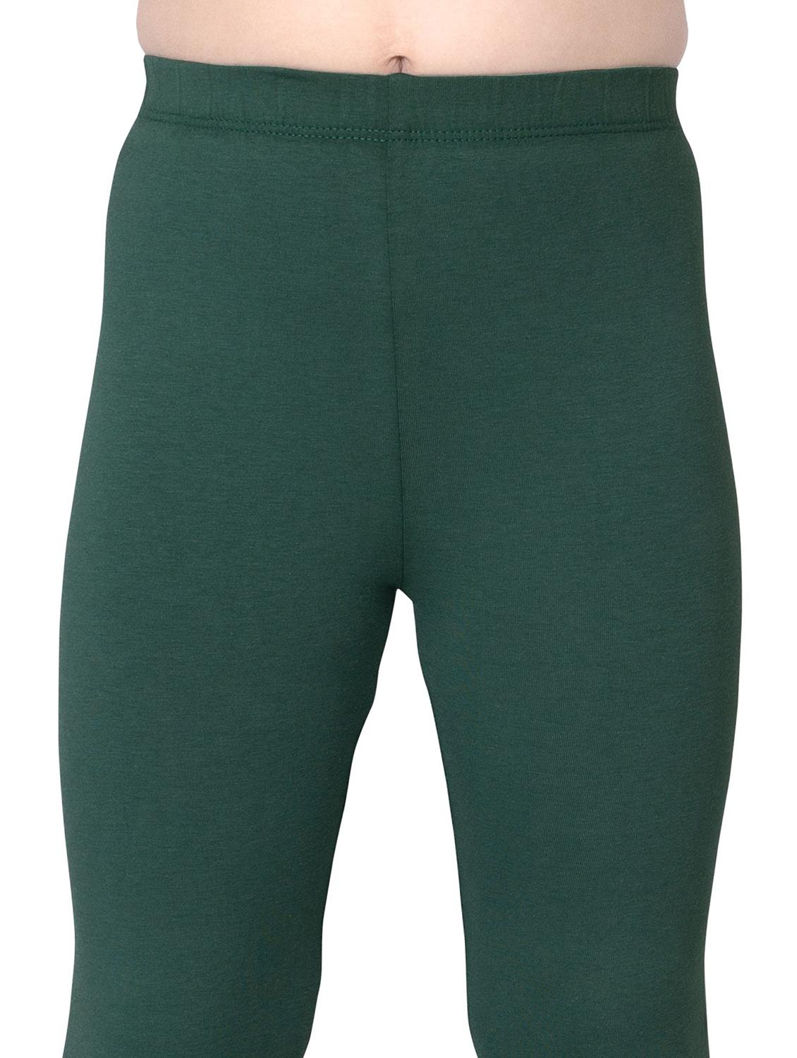 girls solid high rise legging - 21619845 - Standard Image - 4