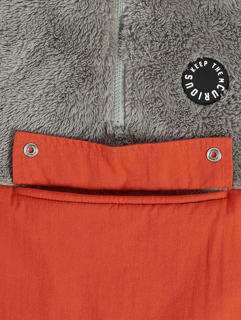 kids color block turtle neck sweatshirts - 21620171 -  Standard Image - 4