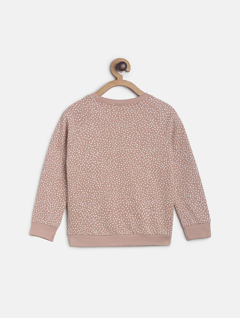 girls all over printed round neck sweatshirt - 21620185 -  Standard Image - 1