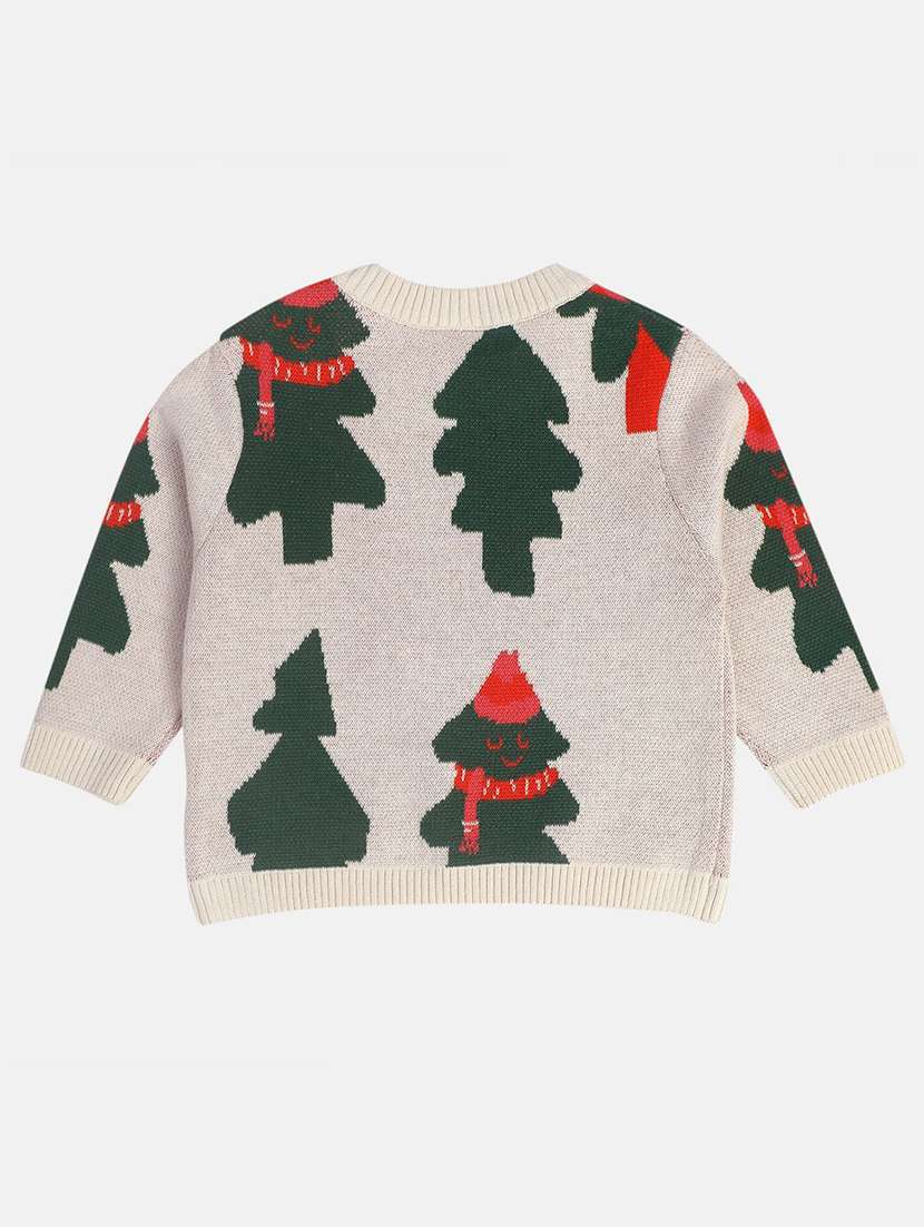 boys printed round neck sweater - 21620241 -  Standard Image - 1