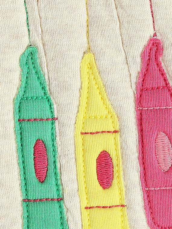 girls self design collared quilted jacket - 21620314 -  Standard Image - 4