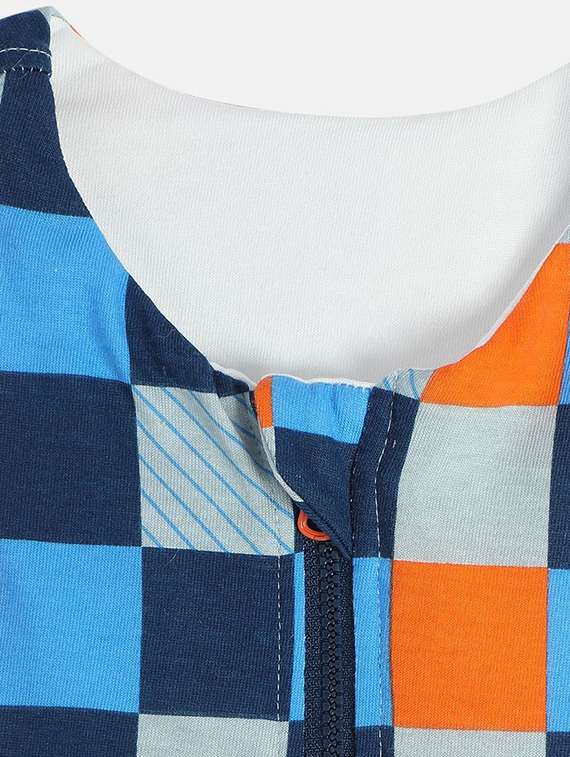 boys printed sleeveless reversible jacket - 21620357 -  Standard Image - 4