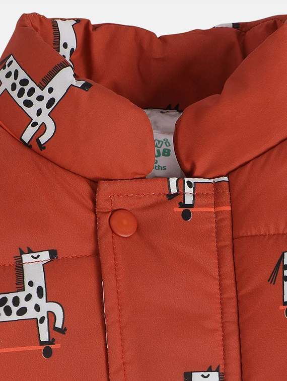 boys printed long sleeves jacket - 21620376 - Standard Image - 4