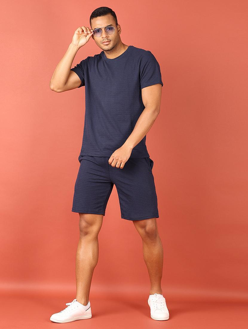 men solid short sleeve regular fit t-shirt - 21620403 - Standard Image - 4