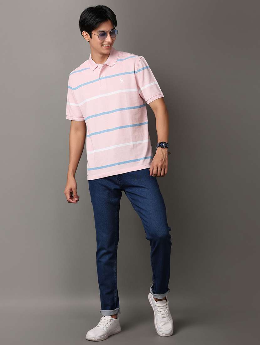 men mid rise plain slim fit jeans - 21620456 -  Standard Image - 4