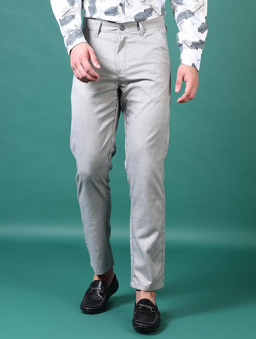 men mid rise textured chinos - 21620681 -  Standard Image - 1