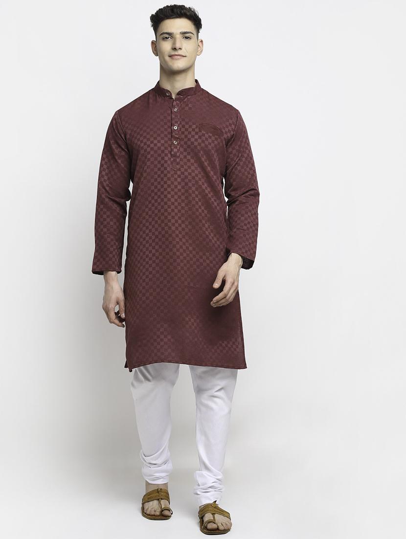 men printed long sleeve ethnic wear set - 21621066 - Zoom Image - 0