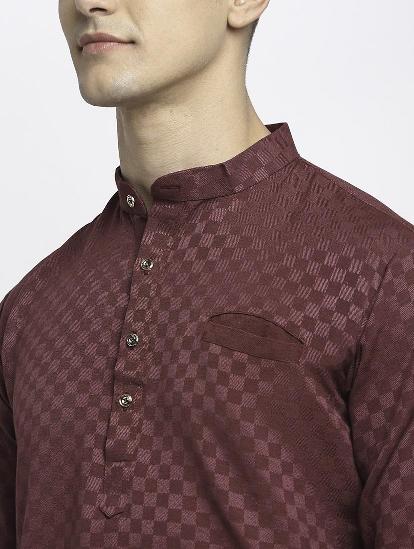 men printed long sleeve ethnic wear set - 21621066 - Standard Image - 4