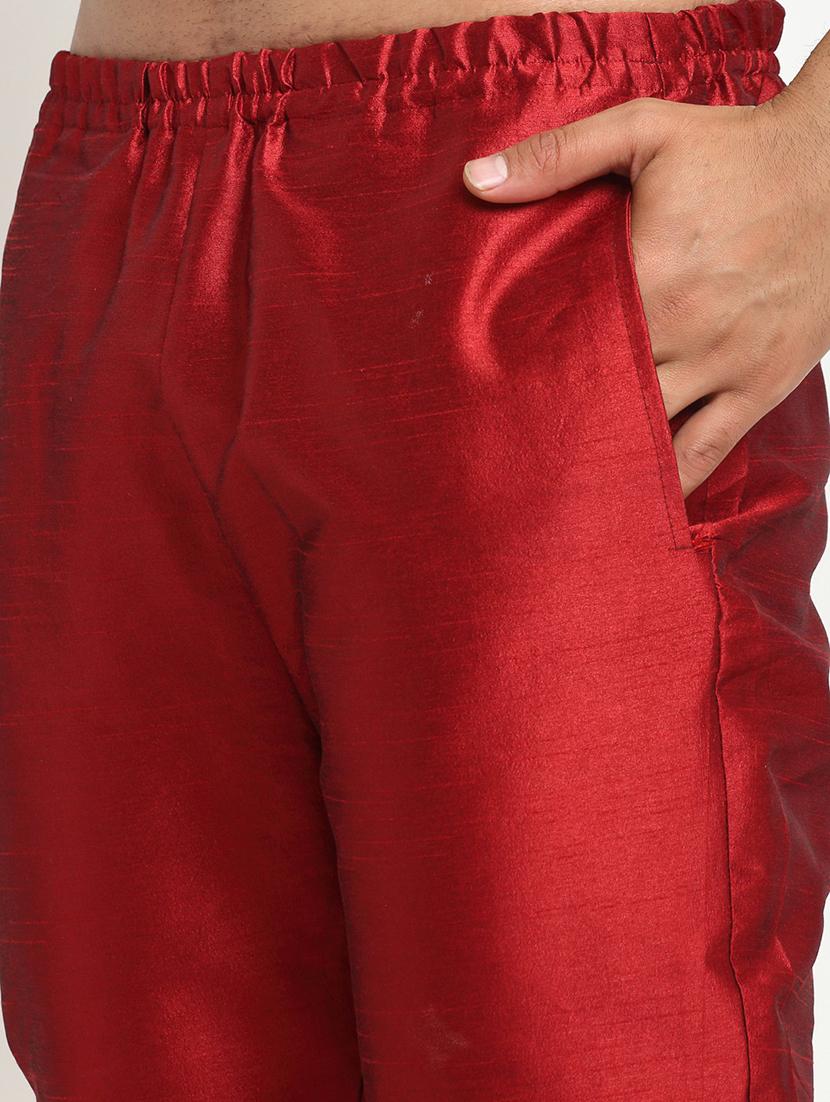 men kurta pyjama with jacket ethnic wear set - 21621383 - Standard Image - 4