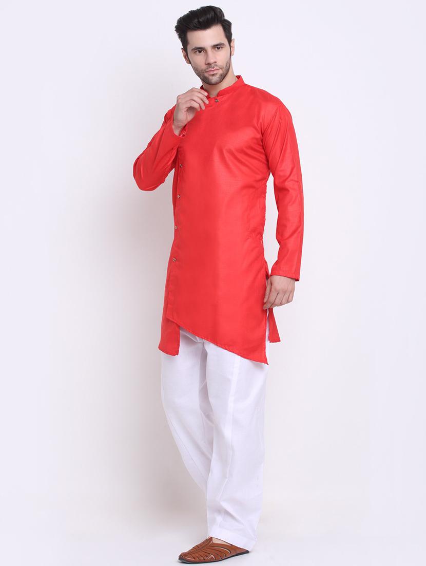 men printed long sleeve ethnic wear set - 21621413 -  Standard Image - 1