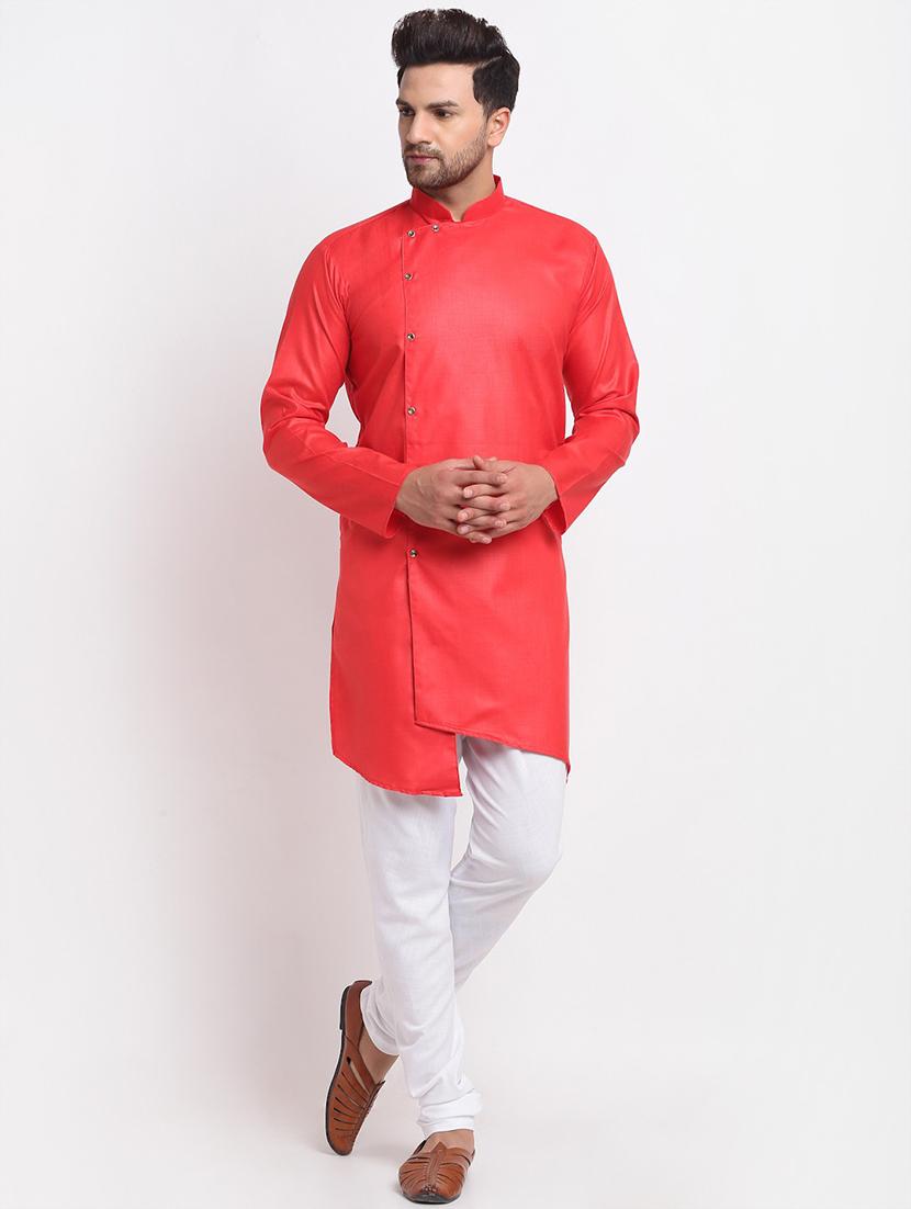 men solid long sleeve ethnic wear set - 21621424 - Zoom Image - 0