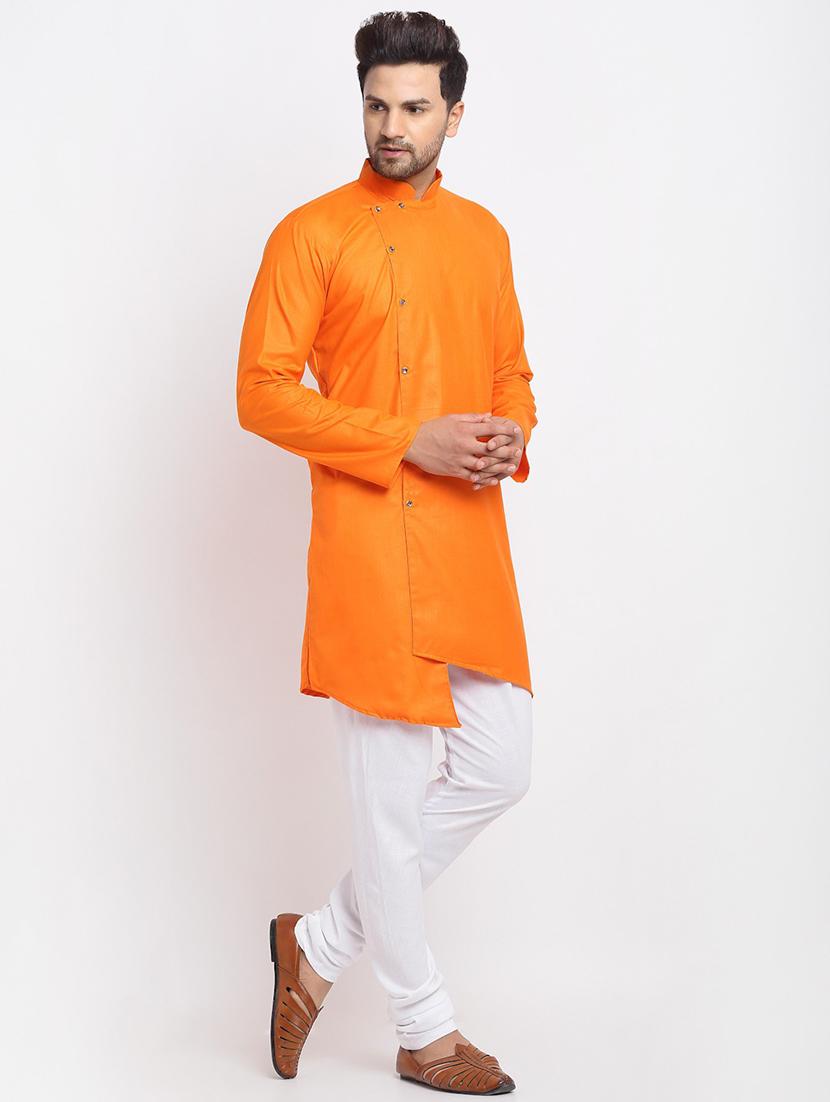 men solid long sleeve ethnic wear set - 21621426 -  Standard Image - 1