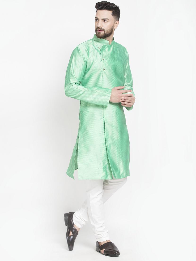 men self designed long sleeve ethnic wear set - 21621694 - Standard Image - 1