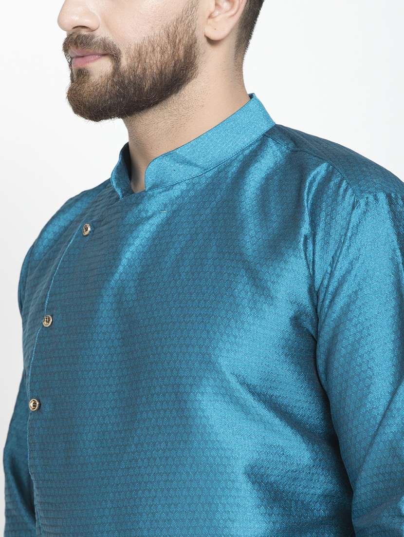 men self designed long sleeve ethnic wear set - 21621696 - Standard Image - 4