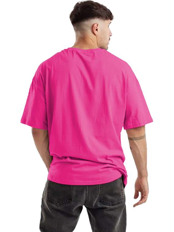 men round neck printed oversized t-shirt - 21621964 -  Standard Image - 1