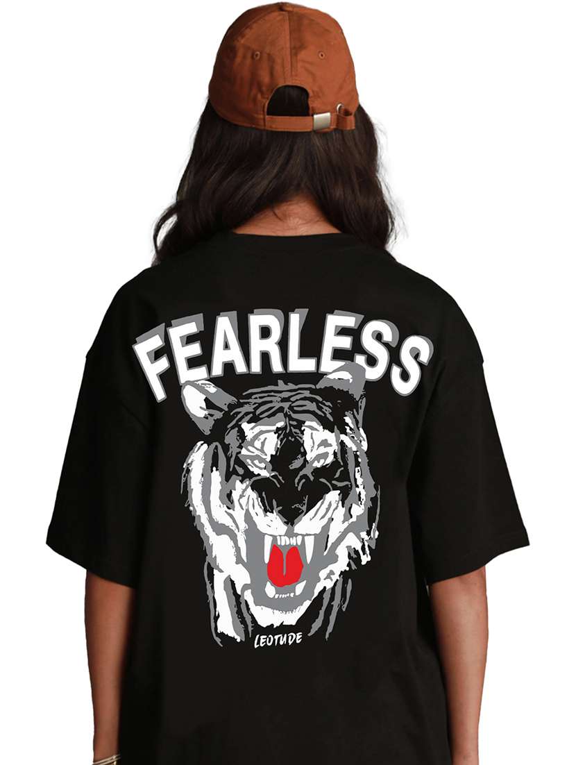 women round neck printed oversized t-shirt - 21622120 - Standard Image - 1
