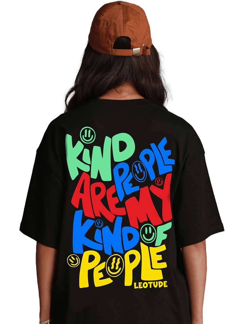 women round neck printed oversized t-shirt - 21622129 -  Standard Image - 1