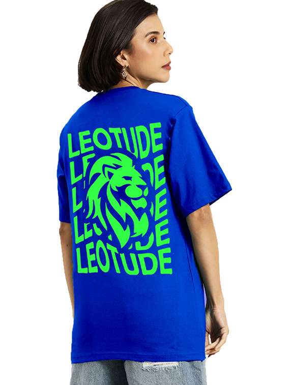 women round neck printed oversized t-shirt - 21622174 - Standard Image - 1