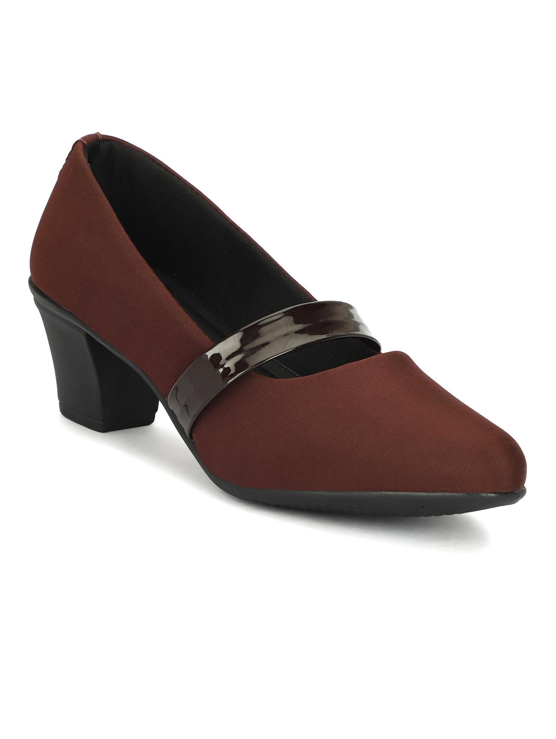 women solid slip on pump - 21622319 -  Standard Image - 1