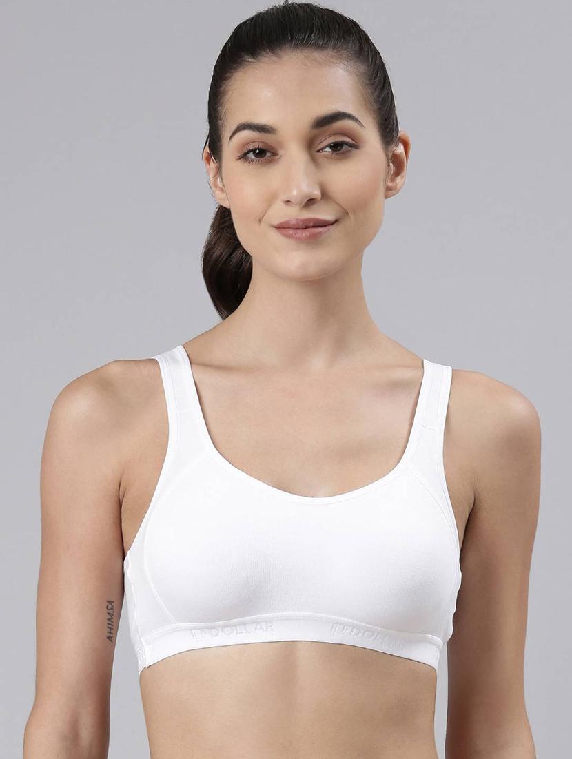 women pack of 3 solid sports bra - 21623766 -  Standard Image - 1