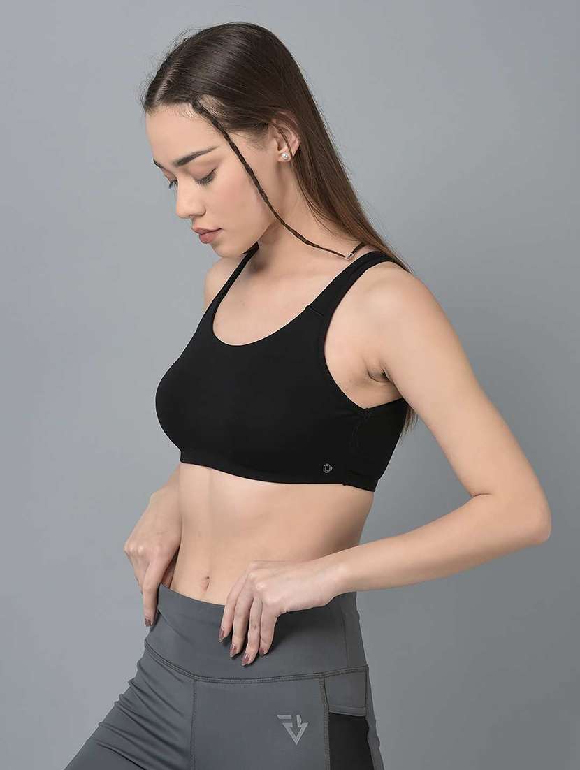 Women Pack Of 2 Solid Sports Bra - 21623781 -  Standard Image - 4