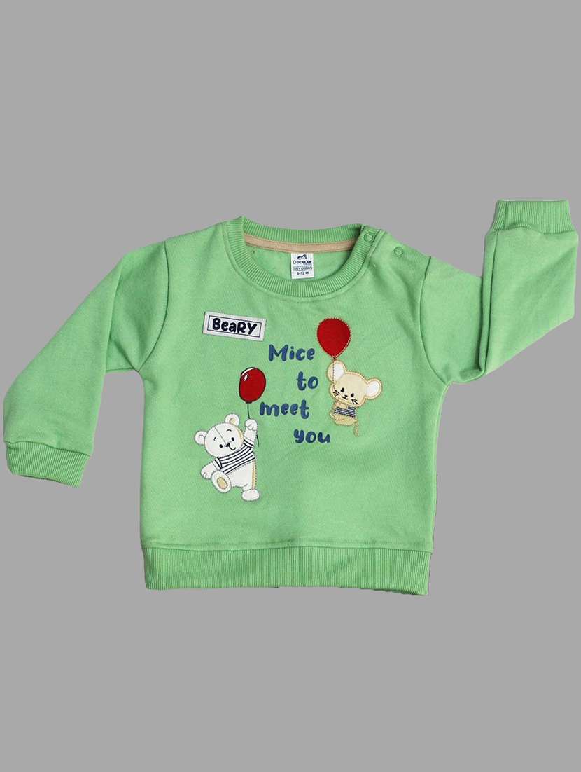 boys printed winterwear full length twin set - 21623870 -  Standard Image - 1